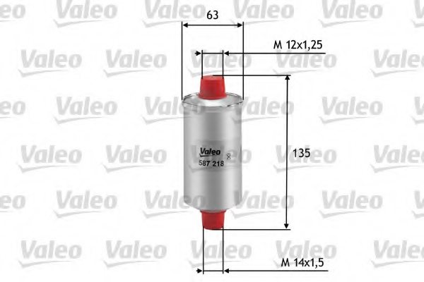 VALEO 587218 Fuel filter